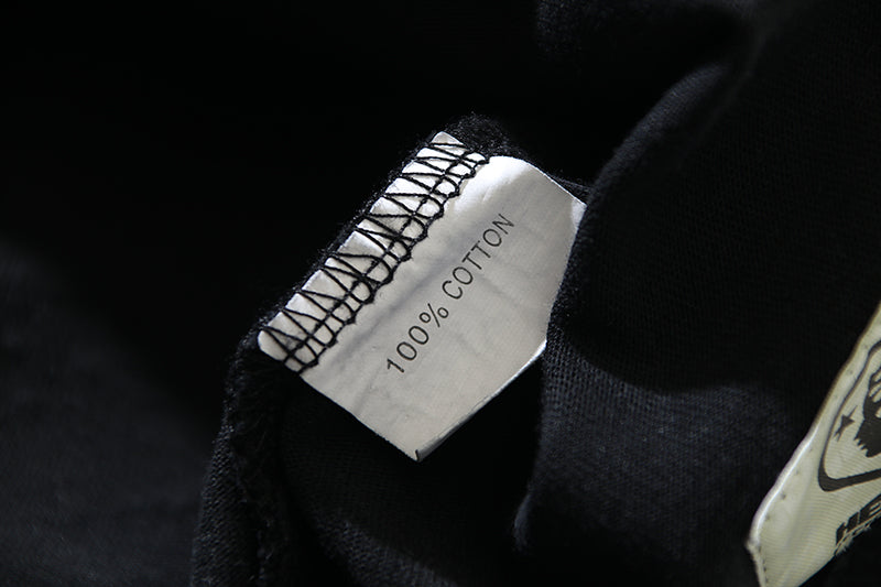 black graphic t-shirt