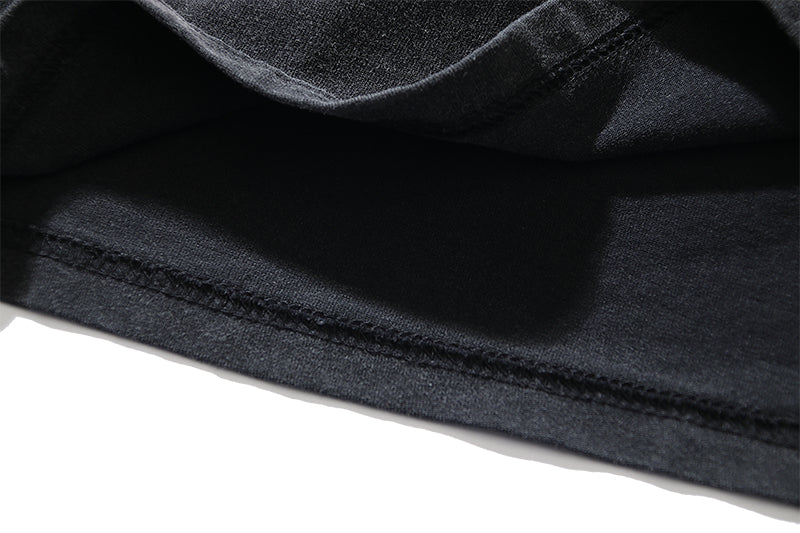 black graphic t-shirt