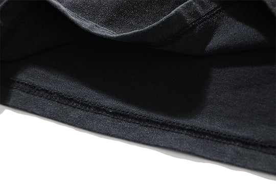 black graphic t-shirt