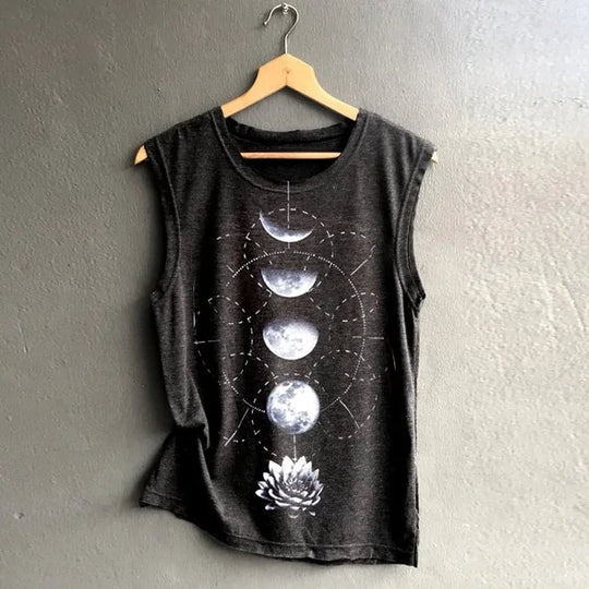 Sleeveless Loose T-Shirt