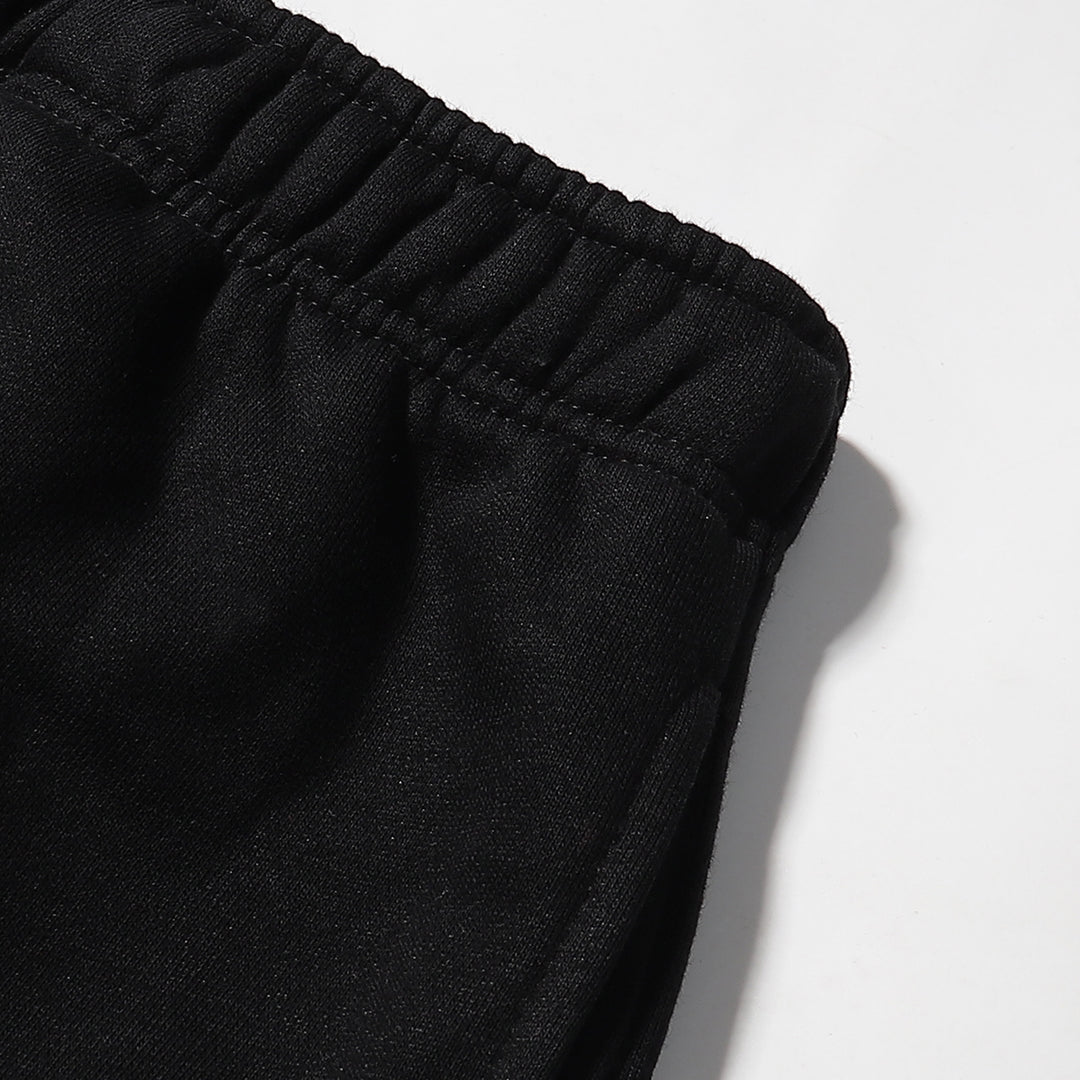 SELLSTAR Flame Skull Graphic Shorts – Black Statement Edition