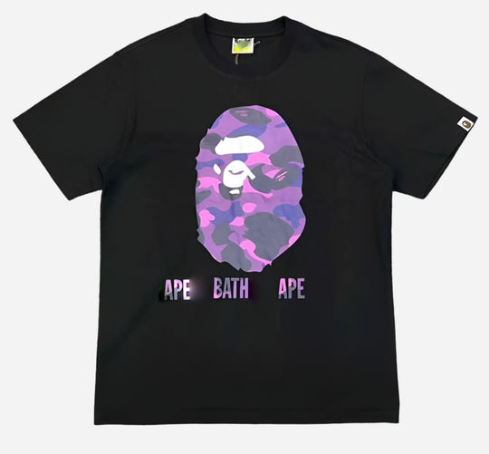 Retro Men's Black & Blue Ape Bape T-Shirt