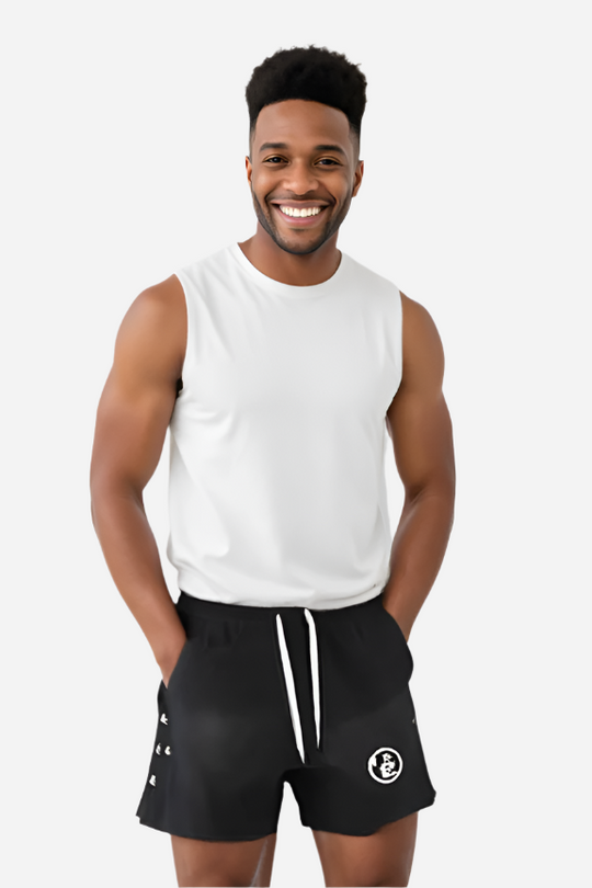 Ape Head Drawstring Shorts Black 