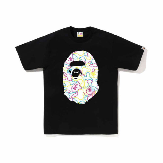 Space Camo Big Ape Head Tee