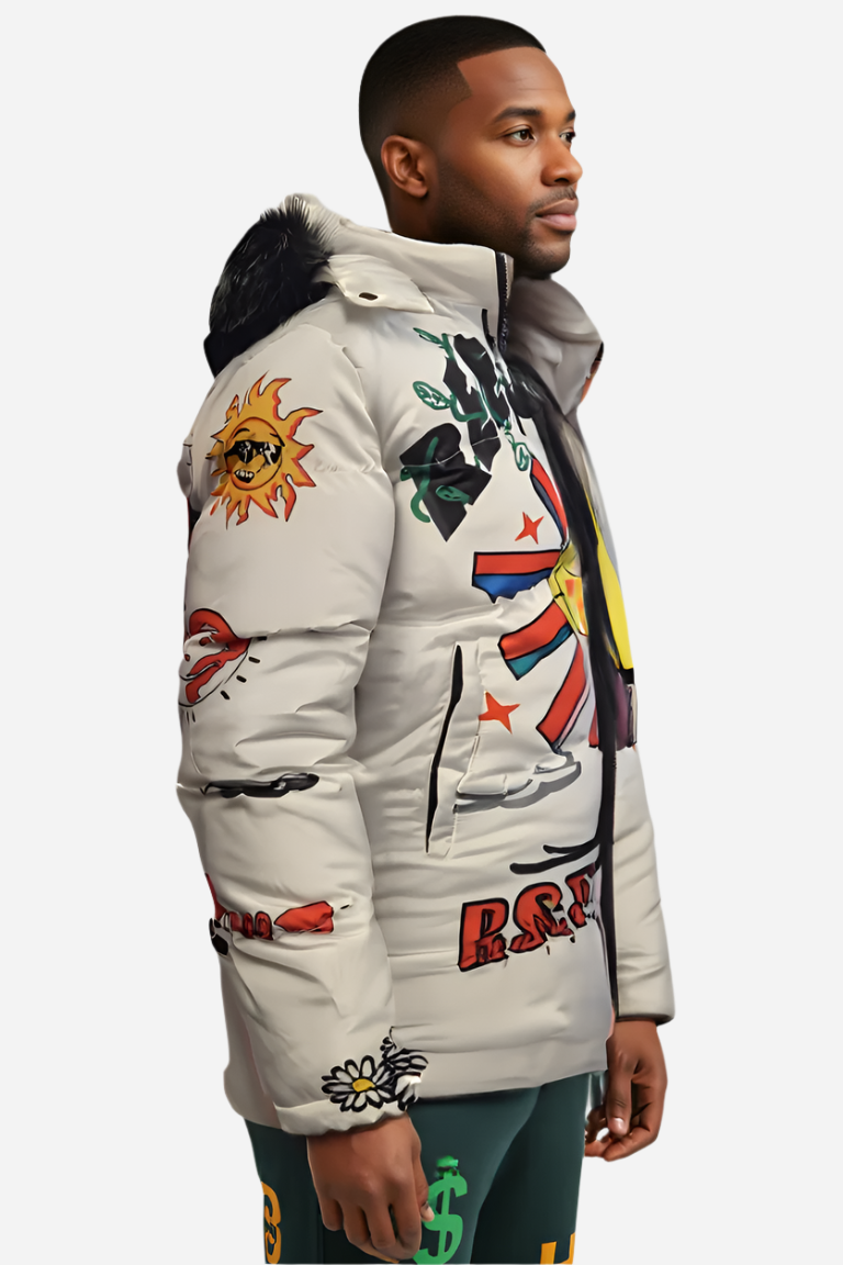 FEEIST Red Puffer Jacket