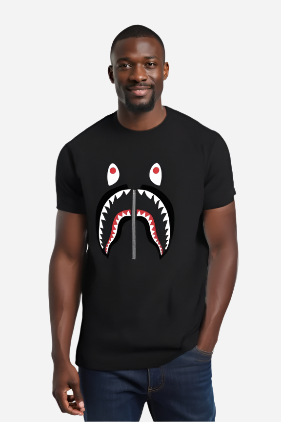 CRYSTAL Stone Shark Tee