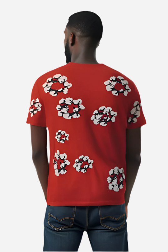 Men’s Floral Pattern T-Shirt