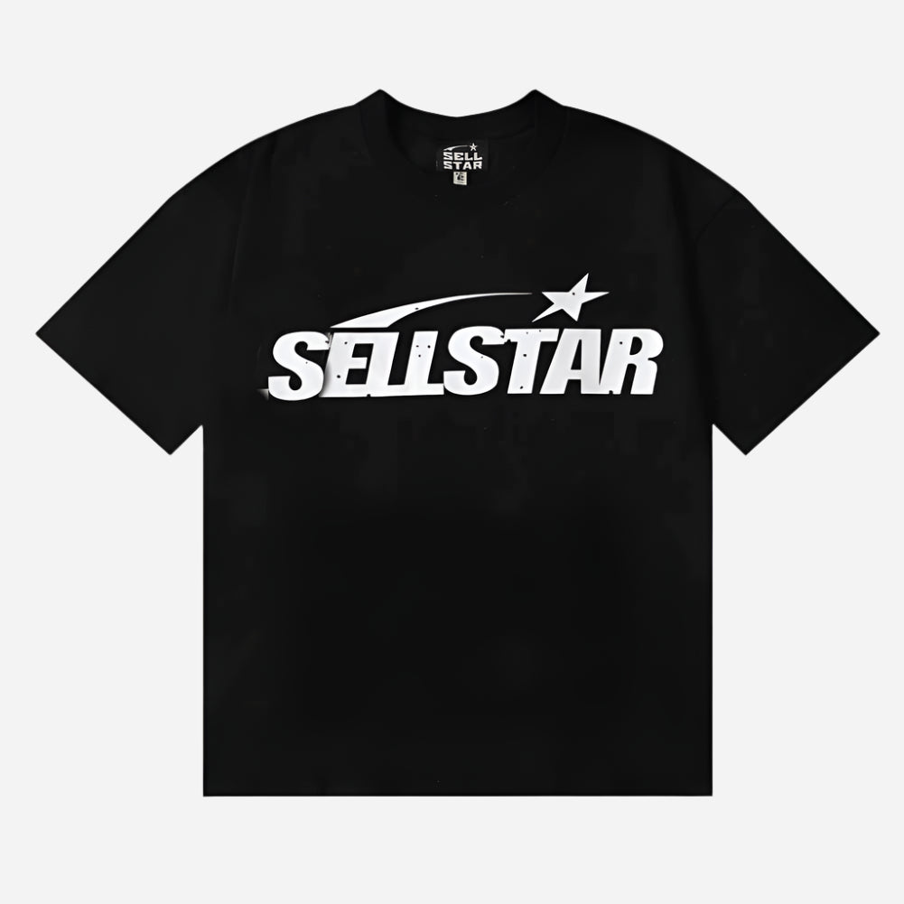Men’s Black “Sellstar” Logo T-Shirt