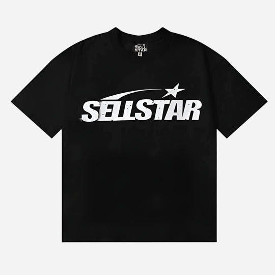 Men’s Black “Sellstar” Logo T-Shirt