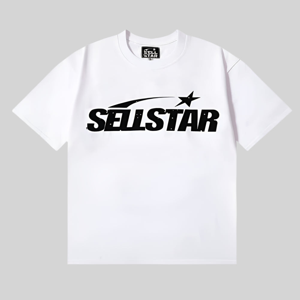 Men’s Black “Sellstar” Logo T-Shirt