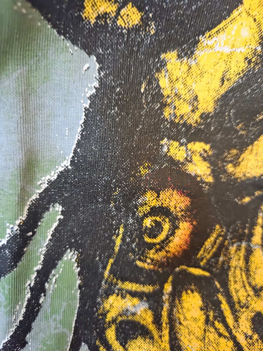 Psycho Dread Zombie Graphic T-Shirt – Mint Green Street Art Edition
