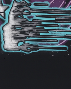 Galactic Visionary Graphic T-Shirt – Black Cosmic Edition