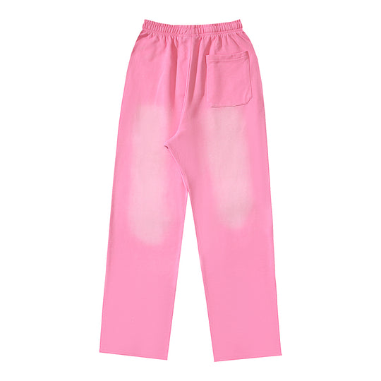 Red Flame Graphic Flared Sweatpants – Street Heat Edition