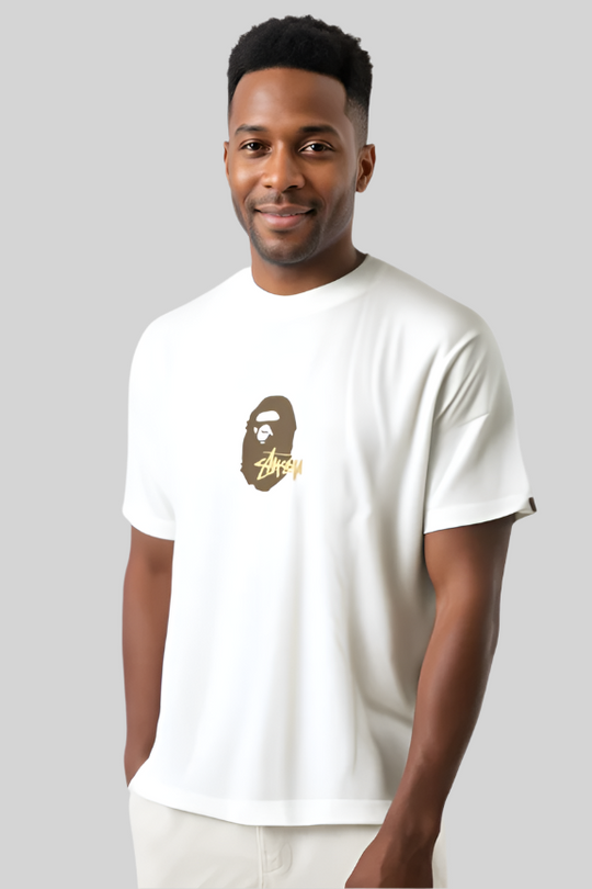 Stussy Ape Head Collaboration T-Shirt
