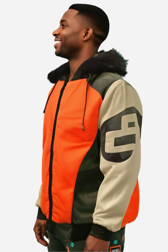 Men's Winter Parka with Fur Hood