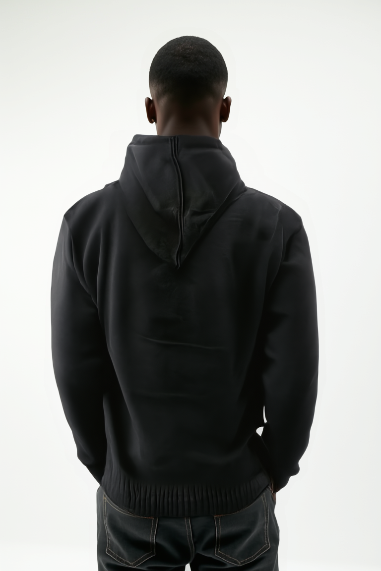 Funny Snoopy Black Hoodie - 'I SCREAM' Graphic Sweatshirt