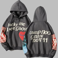 Graffiti Letter Printed Hoodie