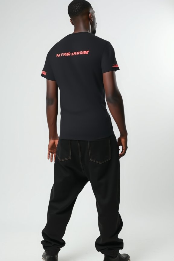 Men Black T-shirt