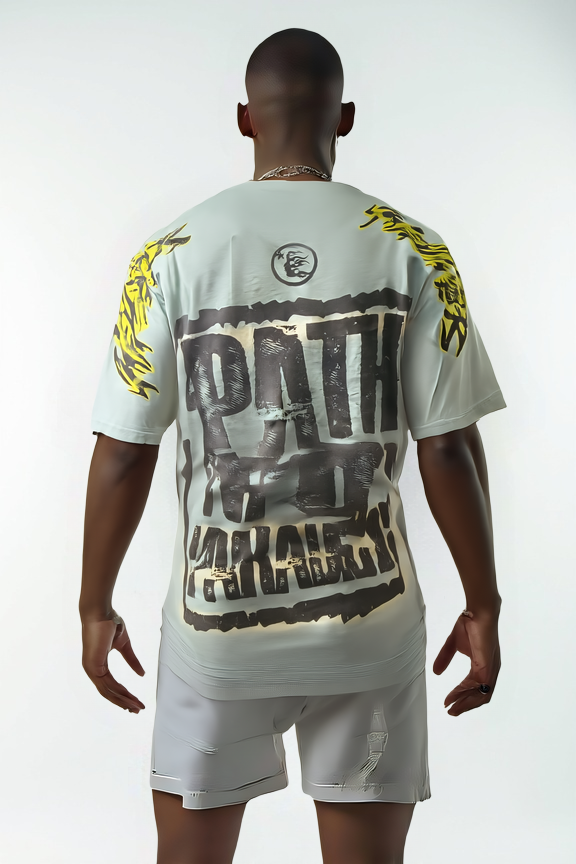 Psycho Dread Zombie Graphic T-Shirt – Mint Green Street Art Edition