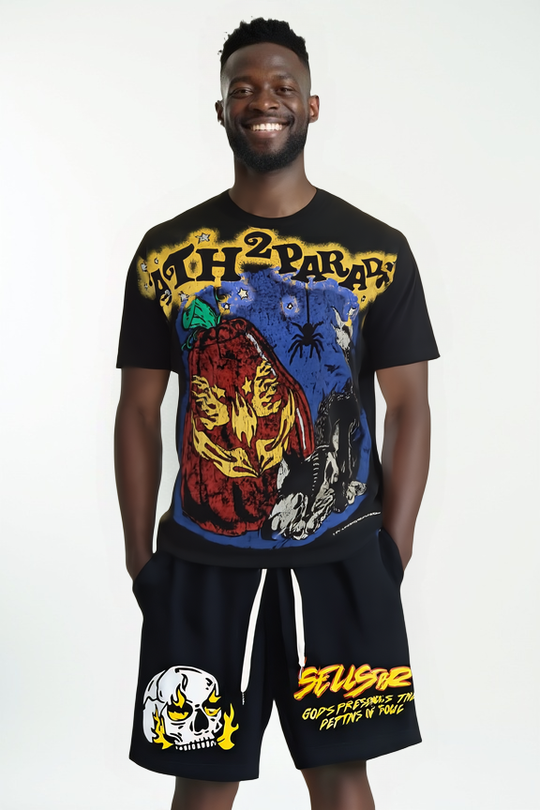 Path 2 Paradise Halloween Graphic T-Shirt – Spooky Streetwear Edition