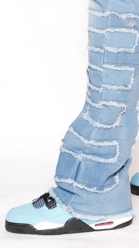 light-blue jeans